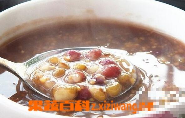 红豆绿豆粥的做法步骤和材料